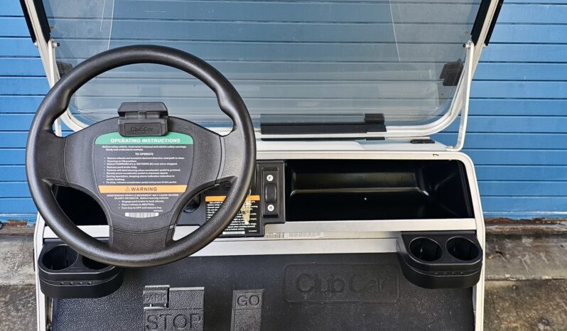 
								Used – 2012 Club Car Villager – 6 Passenger – Electric – White – New Batteries full									