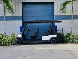 Used – 2018 Club Car Precedent – 6 Passenger – Electric – White – New Batteries