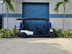 Used – 2018 Club Car Precedent – 6 Passenger – Electric – White – New Batteries