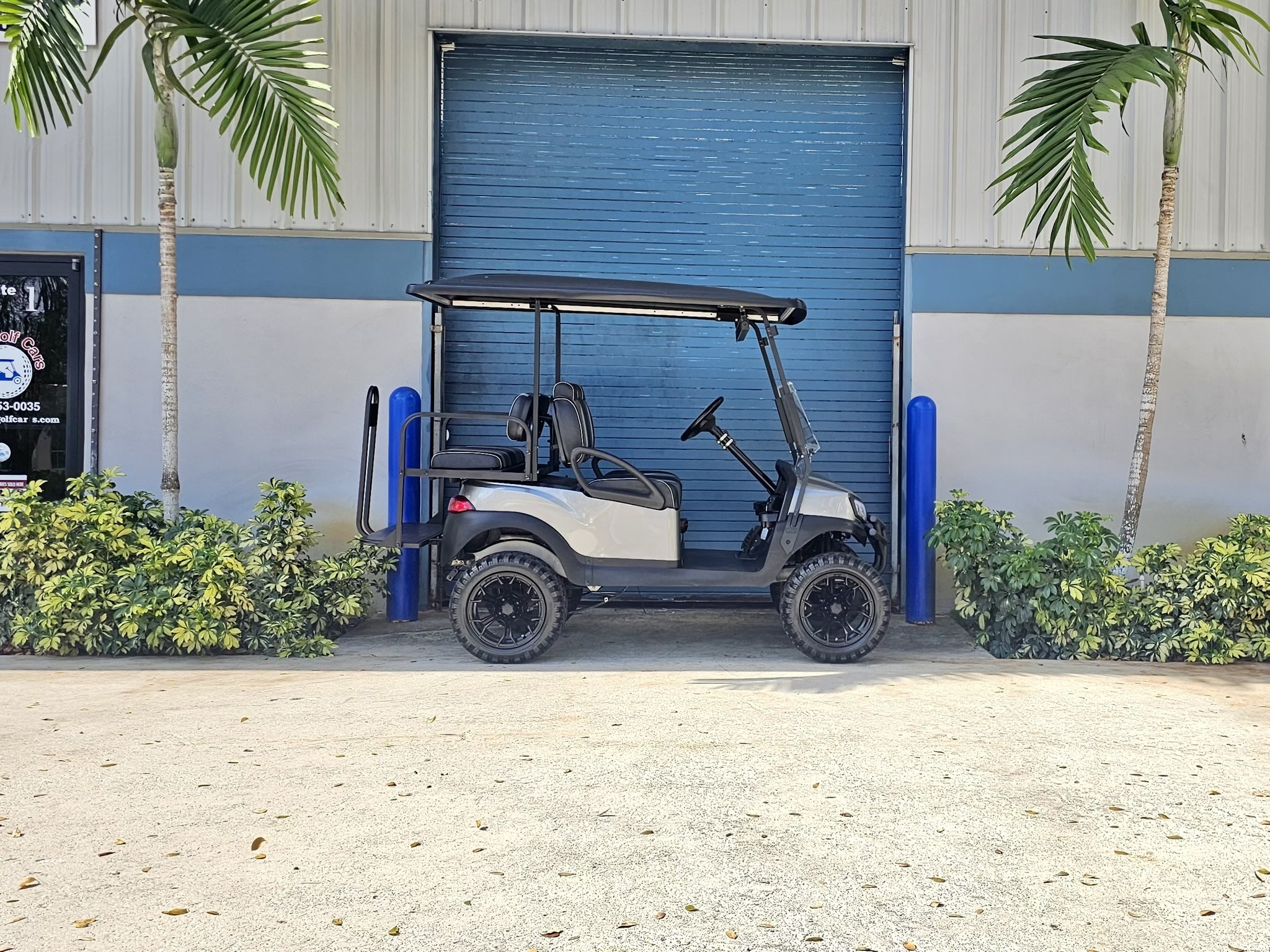Used – 2018 Club Car Tempo – Lifted – Electric – New Batteries – Grey Metallic