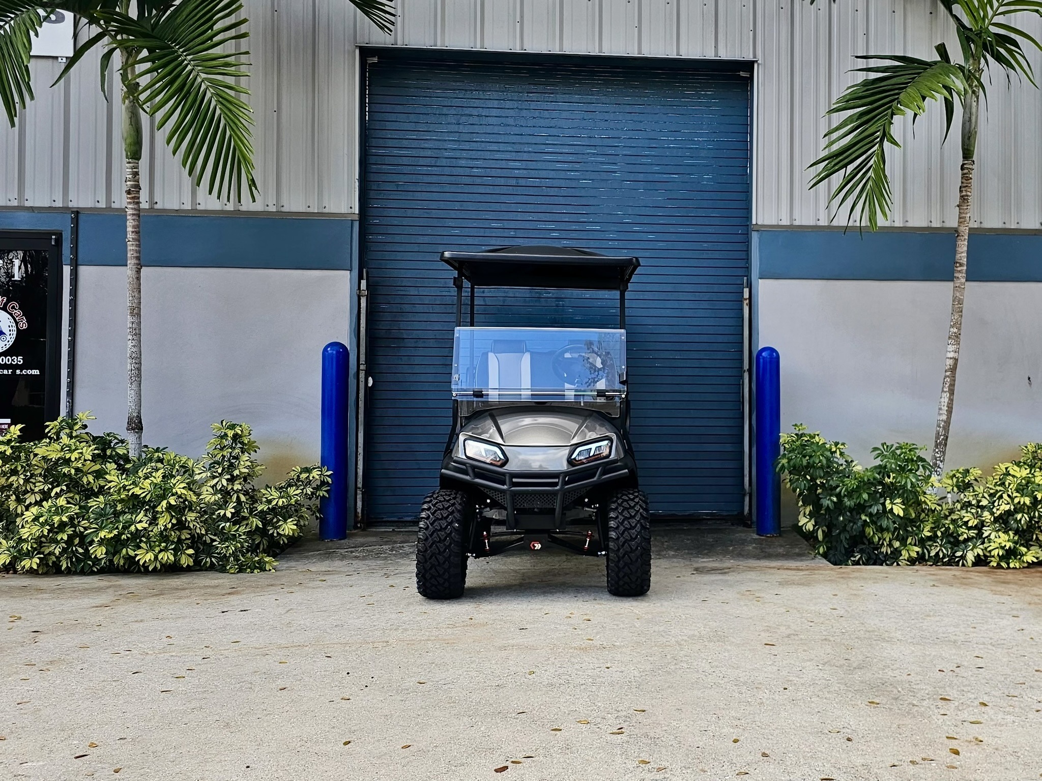 Used – 2018 Club Car Tempo – Lifted – Electric – New Batteries – Grey Metallic