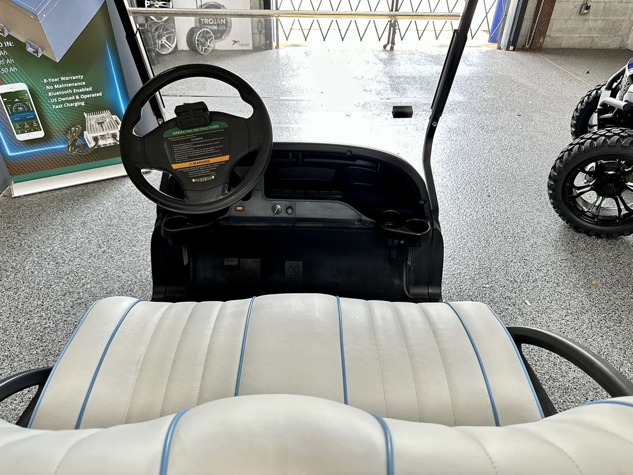 Used – 2016 Club Car Precedent – 2 Passenger – Electric – White – New Batteries