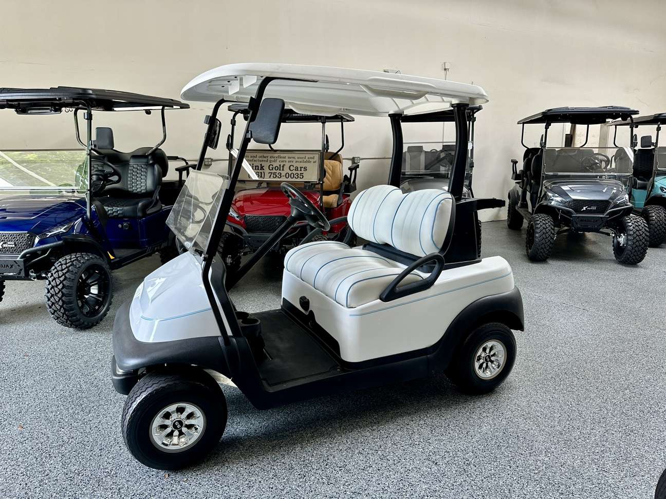Used – 2016 Club Car Precedent – 2 Passenger – Electric – White – New Batteries
